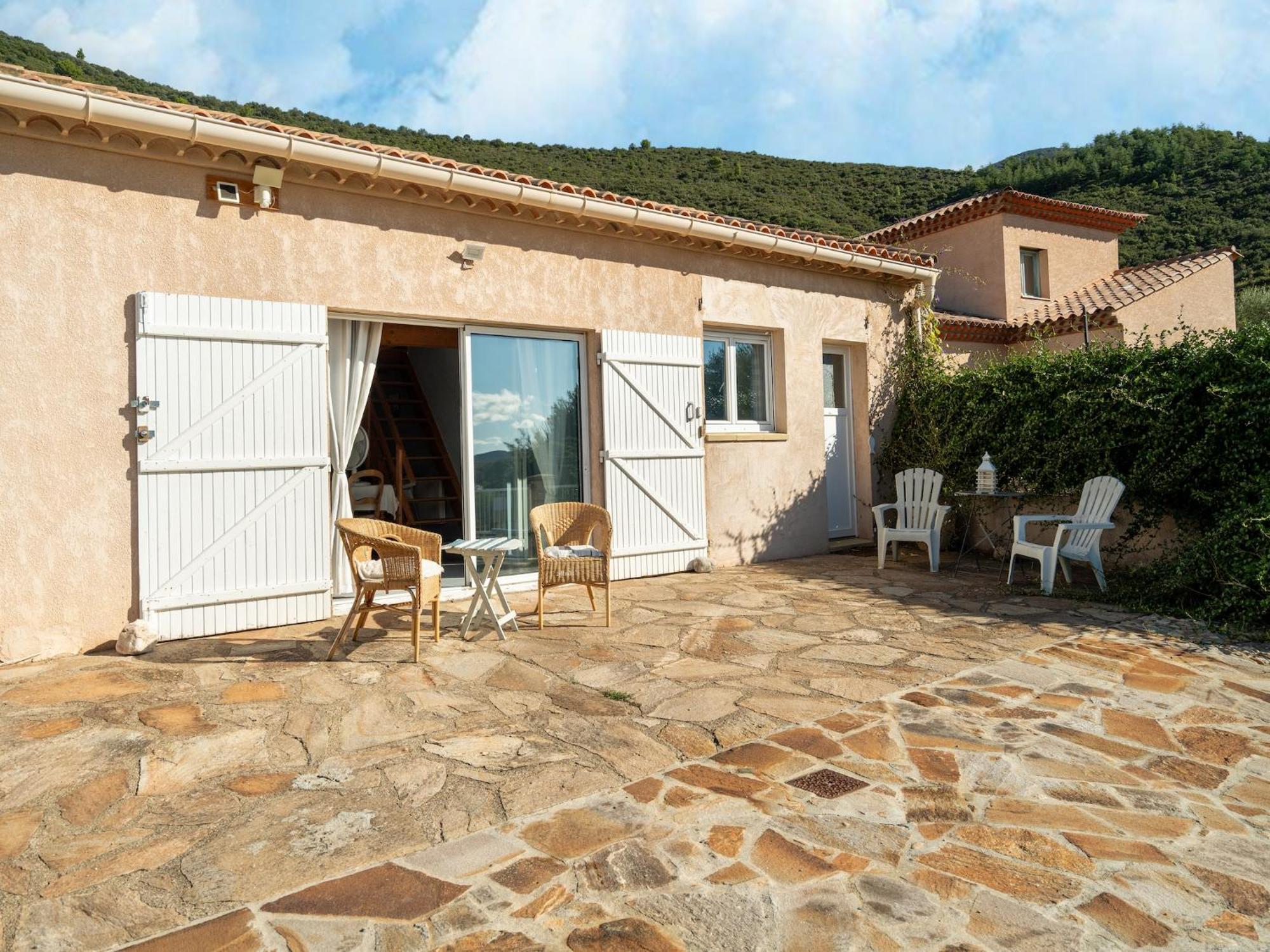 House In The South Of France With Private Pool Villa Roquebrun Exterior photo